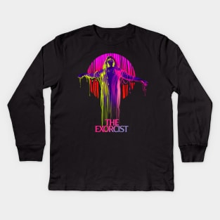 The Exorcist Neon. Kids Long Sleeve T-Shirt